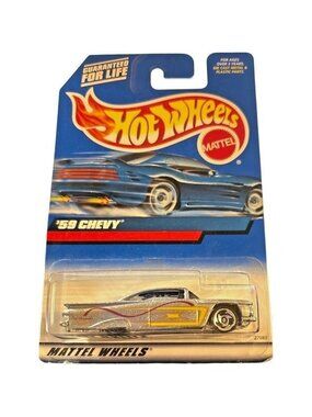 Vintage Die Cast Hot Wheels 59 Chevy Car Collectible Sealed 1:64 Multi-Color 270